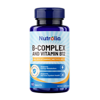 Service de Marque Blanche : Compléments de Vitamine B Complex, Faible MOQ, Emballage Personnalisé, Comprimés de Vitamine B Complex