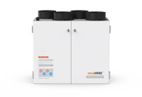 Système de ventilation à récupération d'énergie/chaleur ERV HRV de type vertical 350m3/h pour chambres à coucher et salons