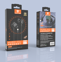 SOMIC TONE I8 Earphone Berkabel Bersertifikasi MFI, Earphone Digital Lighting, Headphone Stereo Bass Berkabel, Headset Game untuk iPhone