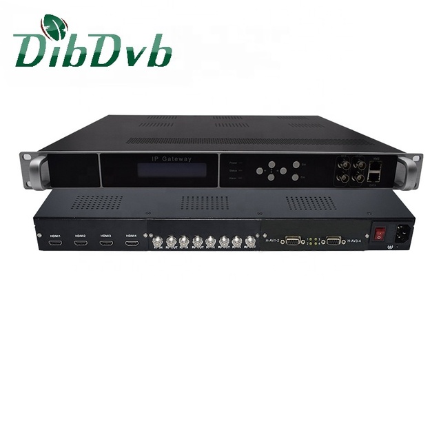 Q2 Hotel TV DVB-T Encoder Modulator up to 24 FTA Tuners or HD/AV Input IRD Encoder All-in-One for Coax TV Distribution