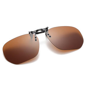 Nuevas gafas de sol con clip para mujer, lentes polarizadas TAC UV400, antirreflejos, montura metálica, color negro, para conducir, pescar. - Product Image 4