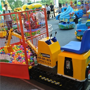 Équipement de parc d'attractions intérieur pour enfants WZD-5 Excavator Soft Play - Product Image 2