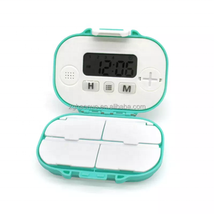 กล่องยาขนาดเล็กแบ่งออกเป็นกล่องยาที่กำหนดเวลารายสัปดาห์กล่องยาสมาร์ทอิเล็กทรอนิกส์ขนาดเล็กแบบพกพาจะแจ้งเตือนให้คุณทานยา - Product Image 5