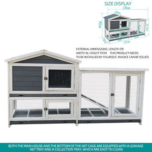 Jaula para mascotas <span class=keywords><strong>de</strong></span> lujo <span class=keywords><strong>de</strong></span> doble cubierta, Material <span class=keywords><strong>de</strong></span> madera a prueba <span class=keywords><strong>de</strong></span> orina para cerdo holandés, conejillo <span class=keywords><strong>de</strong></span> indias, <span class=keywords><strong>Paloma</strong></span> O gallinero, para uso en la sala <span class=keywords><strong>de</strong></span> estar - Product Image 3