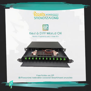 Tiroir optique 1U SC/<span class=keywords><strong>APC</strong></span>, panneau de brassage fibre optique LC monomode, ODF serveur montable en rack FC pour réseau FTTH GSM - Product Image 2