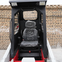 Mini Pala Cingolata con Garanzia di 1 Anno per Cantieri e Fattorie, Caricatore a Ruote Resistente all'Usura con Motore PLC e Ingranaggi
