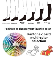 Chaussettes de sport en coton mi-mollet avec logo personnalisé, OEM, ajustement extensible, revers ventilé pour l'entraînement sportif quotidien