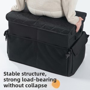 2026 New Rear-Seat <b>Gap</b>-Filler Storage Box 600D Oxford Multi-Functional Waterproof Sturdy Foldable Car Trunk Organizer Box - Product Image 5