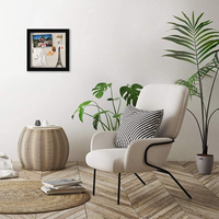 Nouvelle Arrivée Cadre Photo Boîte d'Ombre 5x7 en Bois Noir, Profondeur 3cm (2 Pouces) avec Verre – Tailles 8x10, 16x20, A3, A4 Disponibles