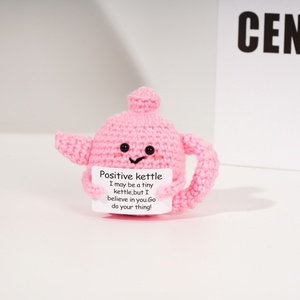 Handmade Crochet May & Dệt Đồ Chơi Đáng Yêu Dệt Kim Búp Bê Cà Phê/Ấm Trà/Bia Cốc Chủ Đề Vui Báo Giá Dễ Thương Uống Trang Trí Nội Thất Quà Tặng - Product Image 2