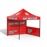 Nouveau modèle recommandé Tente personnalisée avec logo 10x10 tente pop-up pour publicité extérieure, affichage d'exposition commerciale