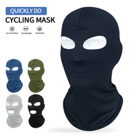 Nueva gorra Balaklava de dos agujeros para montar máscaras de motocicleta de secado rápido pasamontañas protección solar pasamontañas sombreros al por mayor hechos en fábrica
