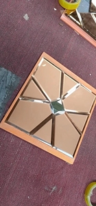 Vàng đồng nhỏ gọn Art Deco thiết kế tự dính tường trang trí khảm kính gương ngói - Product Image 2