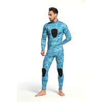 Combinaison de pêche sous-marine en néoprène 3mm 5mm camouflage combinaison en néoprène pour adulte combinaison intégrale une pièce combinaison de plongée gratuite combinaison de surf vente en gros