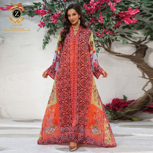 Vestido Musulmán para Mujer Zaynab, Túnica Emmes, Abaya de Alta Calidad, Nueva <span class=keywords><strong>Moda</strong></span> Árabe, Últimos Diseños de Burka, Abaya para Ramadán - Product Image 3