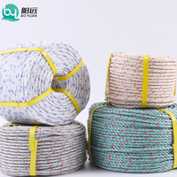Yüksek Mukavemetli 3 Katlı 4 Katlı Bükümlü Naylon Polyester PP Paketleme Sicimi, Dayanıklı İnce İp Kordonu Paketleme ve Ambalajlama İçin 6mm