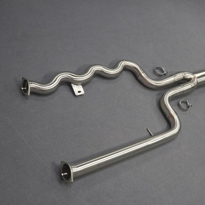 Tuyaux d'échappement intermédiaires de course en acier inoxydable à longueur égale de 2,99 po pour BMW G80 M3 G82 G83 M4 S58B30A 3.0T 2021-2023 - Product Image 2