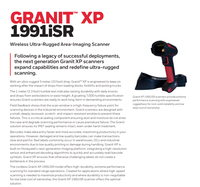 Honeywell Granit 1991iSR Scanner de portée standard ultra-robuste 2D sans fil pour entrepôt