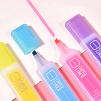 Stylos de marquage mignons de dessin animé pour les élèves du primaire et du secondaire, stylo à dessin, surligneur couleur bonbon