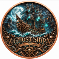 Médaille de collection en cuivre 999 Abyss Raider 3D en relief UV coloré, effet proof-like, 1 oz et 5 oz, artisanat métallique, art pirate