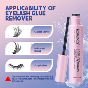 DAMMAN per rimuovere le ciglia da 5ml per rimuovere le ciglia a grappolo trasparente con Gel personalizzato con Logo fai da te - Product Image 6