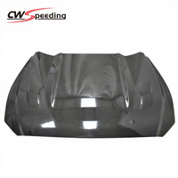 Capot moteur en fibre de carbone de style CWS-XP pour kit carrosserie FORD MUSTANG 2015-2017