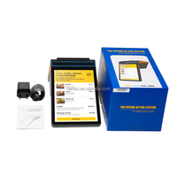 Terminal de point de vente portable Android 14, 8 pouces, SIM 4G, WiFi, caisse enregistreuse mobile, 4 Go de RAM, 64 Go de stockage, batterie 6400 mAh, imprimante thermique