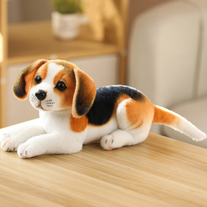 32cm bouledogue Husky Shar Pei Akita Beagles Styles Kawaii vraie vie <span class=keywords><strong>peluche</strong></span> chien en <span class=keywords><strong>peluche</strong></span> jouet pour la décoration de la maison - Product Image 5