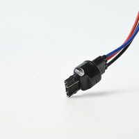 Arnés de cableado con conector macho 7443 W21/5W tipo Pigtail universal para automoción