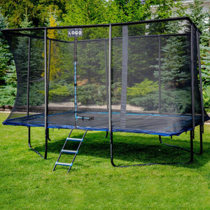Nhà máy trực tiếp bán di động bền trẻ em <span class=keywords><strong>Trampoline</strong></span> ngoài trời nhảy lớn vuông <span class=keywords><strong>Trampoline</strong></span> với <span class=keywords><strong>Net</strong></span> - Product Image 2