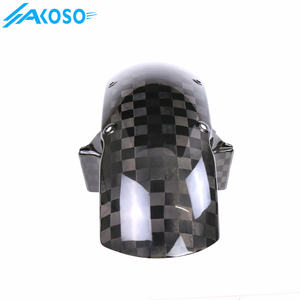 Guardabarros AKOSO 3K de fibra de carbono seco para motocicleta, guardabarros delantero con carenado para <span class=keywords><strong>Kawasaki</strong></span> <span class=keywords><strong>Z900RS</strong></span> 2018-2024 - Product Image 5