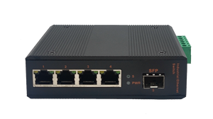 HOT Selling Poe Switch 1 SFP 4 RJ45 +1 Uplink 1550nm Fiber Optic Equipment Gigabit Optic Industrial Switch Poe Media Converter - Product Image 2