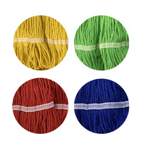 Prezzo di Fabbrica: Ricambio per Mop Multicolore, Testa in Cotone per Pulizia Pavimenti, Mop per Pulizie Industriali