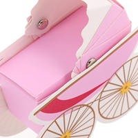 Boîte cadeau en forme de lune pour bonbons, emballage décoratif pour fêtes et événements, idéale pour Noël, vente en gros