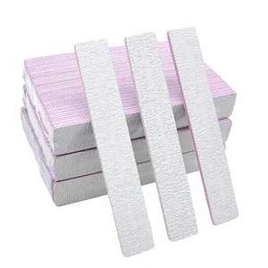 Limes à ongles professionnelles EYL Emery 80 Grit, lavables, double face, motif droit, 17,8 cm - Product Image 4