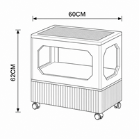 Mesa Auxiliar Rodante Moderna de Madera Maciza con Dos Niveles de Almacenamiento, Carrito Móvil para Té y Sofá, Pedido al por Mayor, Proveedor Chino