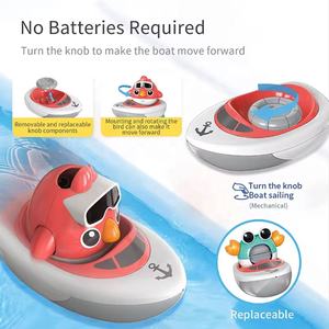 Piscina Wind Up Boat Toy Cartoon Baby estate <span class=keywords><strong>bagno</strong></span> doccia Set giocattoli <span class=keywords><strong>basket</strong></span> Net acqua Spray rotante bambino animale giocattolo <span class=keywords><strong>da</strong></span> <span class=keywords><strong>bagno</strong></span> - Product Image 2