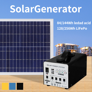 ตัวอย่างฟรี 128WH 256WH สถานีพลังงานแสงอาทิตย์แบบพกพา สำหรับตั้งแคมป์กลางแจ้ง เครื่องกำเนิดไฟฟ้าพลังงานแสงอาทิตย์ แบตเตอรี่สำรองพลังงานแสงอาทิตย์ พร้อมแผงโซลาร์เซลล์ - Product Image 1