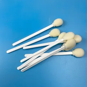 50PCS Round Lollipop Shape Foam Tipped Cleanroom Swab Antistatic ESD