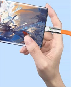 Câble USB C en alliage de zinc de 1m Câble de données intelligent de charge super rapide 6A 120W pour imprimantes de téléphones <span class=keywords><strong>Android</strong></span> Type USB2.0 Style <span class=keywords><strong>populaire</strong></span> - Product Image 2