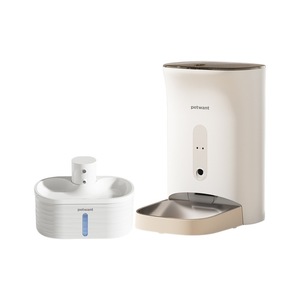 Distributeur de nourriture intelligent pour animaux de compagnie avec caméra 2K 160 ° Distributeur de nourriture pour chat et <span class=keywords><strong>chien</strong></span> à double alimentation, étanche, avec vision nocturne grand angle et audio bidirectionnel - Product Image 5