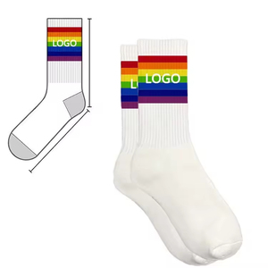 High Quality Custom Logo Unisex Gym Athletic <b>Socks</b> Cotton Thick Bamboo Crew Mens Sport Custom Design Wholesale - Product Image 4