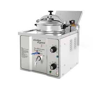 Mdxz-16 Table Top Pressure Fryer Chicken Express Electric Kfc Pressure Frier Used 16 Ltrs/Kfc Deep Frying Machine Chicken