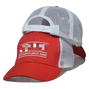 2024刺绣让美国再次伟大红蓝帽子马加棒球帽卡车司机成人帽子