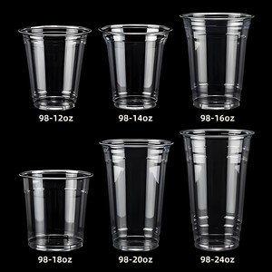 Großhandel Transparente Einwandige PET-Kunststoff Schnapsgläser & Becher mit Deckeln und Jello-Shot-Becher - Product Image 2