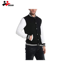 Vestes de baseball blanches pour hommes, manteau en molleton personnalisé, imprimé par sublimation, veste de Baseball, broderie, vente en gros, tendance