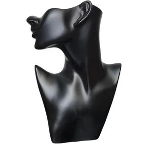 ชั้นวางเครื่องประดับเรซิ่นสีดำ/ขาว ขนาดกลาง รูปทรงตั้งโต๊ะ สำหรับโชว์ต่างหู สร้อยคอ ขนาด 18*13*5 ซม. - Product Image 1