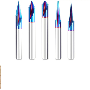 Colorido HSS Acero duro Taladro Corte Métrico Carburo Bola Nariz Endmill Cnc Herramientas de fresado Cortador - Product Image 5