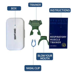 Ejercitador Respiratorio Profesional SSHTANG S1, Entrenador Pulmonar Ajustable de 8 Niveles con 2 Boquillas y Sistema de Entrenamiento Guiado por Aplicación - Product Image 3