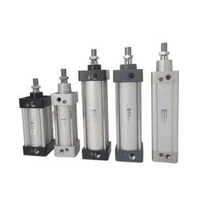 Stable hydro booster cylinder press heavy duty double cylinder air coopressor compact air pneumatic piston cylinder